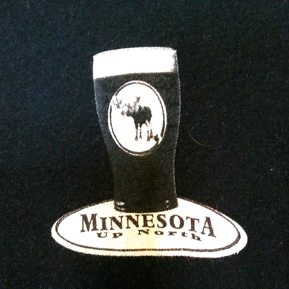 "Moose Poop Beer" Minnesota Pub Shirt - Picture 2 of 3